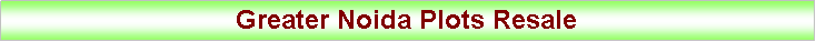 Text Box: Greater Noida Plots Resale